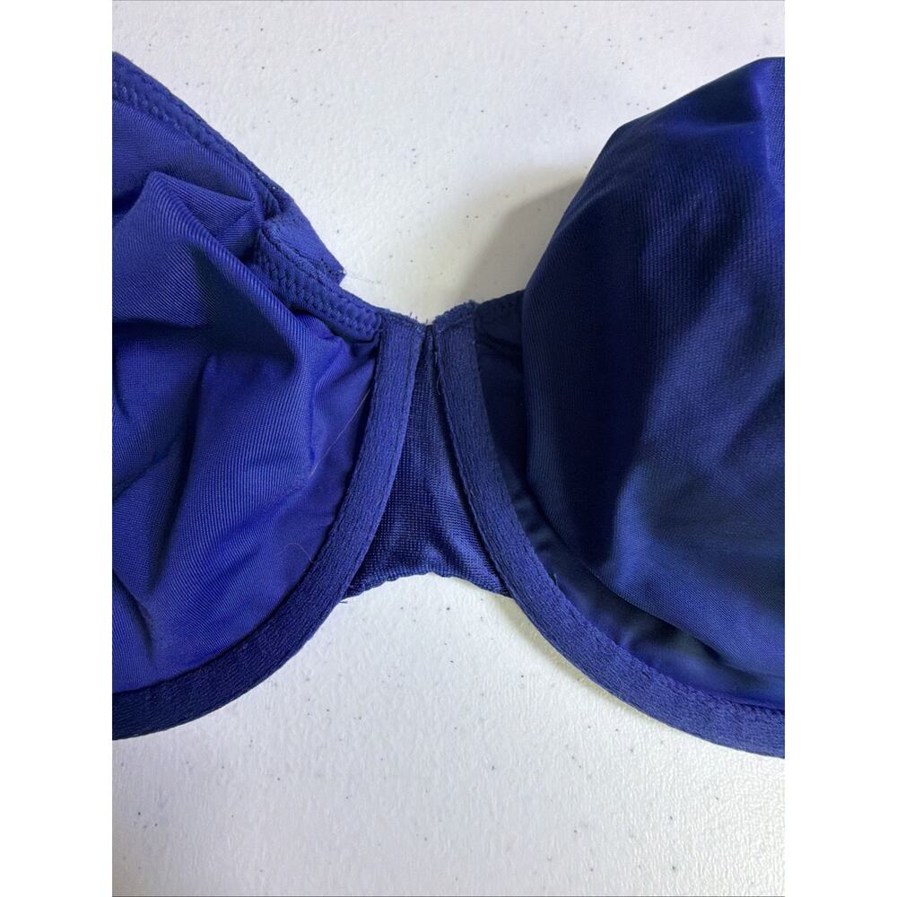 Wacoal 855345 Underwire inside job side support full T-Shirt Bra 36DDD blue - Picture 12 of 16